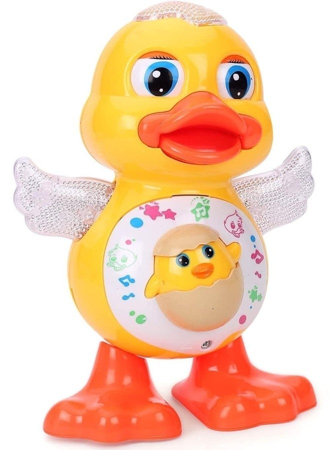 BlackZone Dancing Duck with Music Flashing Lights and Real Dancing Action for Infants,Babies,Kids (Dancing Duck Yellow) - Image 1